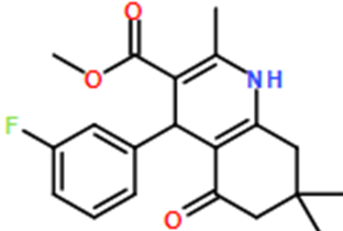 Methyl 4-(3-fluorophenyl)-2,7,7-trimethyl-5-oxo-1,4,5,6,7,8-hexahydroquinoline-3-carboxylate